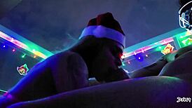 our sexy christmas with sloppy blowjob gift