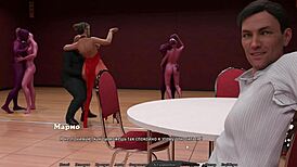 damn, perfect housewife gets wild in rough group action!