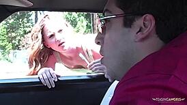 Picking up laveah for a ride leads to her trimmed reward