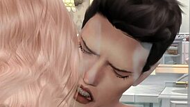 My boss bangs my wife secretly in bathroom during wild party!