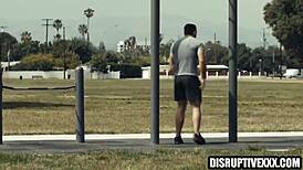 caught a creepy voyeur spying on a married man banging his gay lover