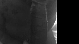 straight guy gets pov blowjob and deepthroat from ebony with big black cock