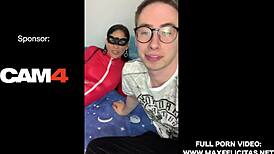 Max Felicitas engages in webcam sex with Italian girl Fragile7883, who has a pussy piercing and cums on his tongue