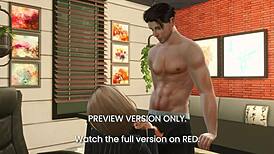 Mr. Perfectly Fine's Rough Office Encounter in 3D Hentai Preview: Contrast of Professional and Wild Passion