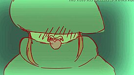 Half-snake mistress licks human sub's ass!