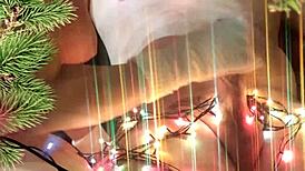 My neighbor surprised me with a Christmas hand and mouth gift this year.