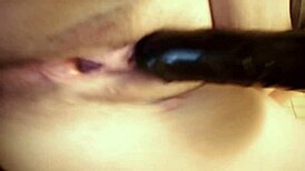 Girl Uses Dildo for Masturbation on Her Tight Pussy