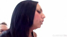 Hey, watch this busty emo teen 18+ getting fucked hard at the mirror 😈