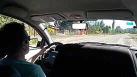 Blonde Stranger Masturbates Me in Car on Street