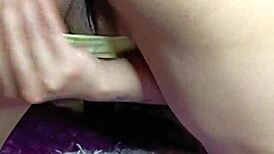 I got so horny in my miniskirt, I masturbated to a wild orgasm