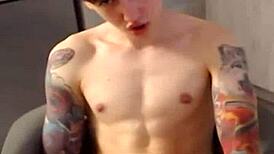 hot twink alexterner jerks off for chatroubate with muscular teen 18+ body