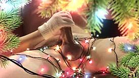 My neighbor surprised me with a Christmas hand and mouth gift this year.