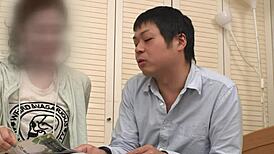 cute asian teen bent over for wild oral fun