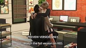 Mr. Perfectly Fine's Rough Office Encounter in 3D Hentai Preview: Contrast of Professional and Wild Passion