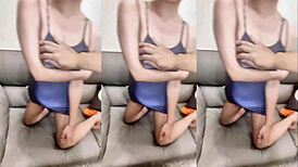 I Play with Big Tits and Fuck Asian Ass in Homemade Anal