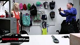 Shoplyfter Mylf - Big Titted Cougar Thief Submits to LP Officer’s Backroom Demands
