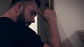 Homeless teen 18+ stalks family man who showed kindness, leading to hardcore blowjob, deepthroat, and cumshot