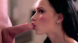 Is Fellucia the perfect milf for a couple's blowjob and handjob?