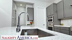 naughty america's sarah jessie craves a hard cock for her russian milf desires.