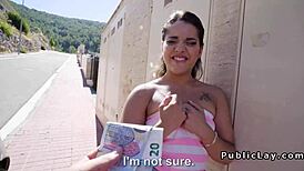 latina bounces on monster cock feeling every inch before work