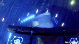 Capri Cavanni's Passionate Backstage Striptease With Ripped Clothes