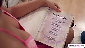 Brunette Lesbian Milf Facesits Stepson's Hot Big Tits Wife