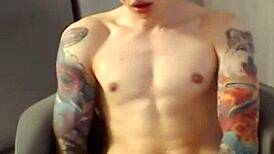 hot twink alexterner jerks off for chatroubate with muscular teen 18+ body