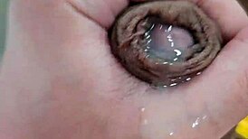 This cute portuguese twink jerks off solo in his neighbor's place.