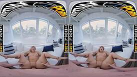 Kali Roses, that blonde PAWG, is in VR porn, looking amazing.