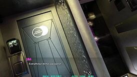 hot black haired babe wants to dance before i fuck her in this hentai