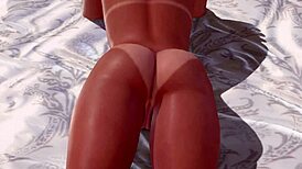 close-up of hitomi nude on beach