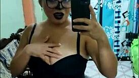 She Feels So Sexy in Her Dracula Costume, Revealing Her Big Natural Tits