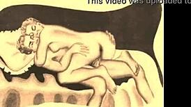 i'm loving these vintage erotic drawings, they're so hot