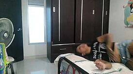 En medio de la fiesta busque a mi hermanastra y me termino follando