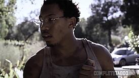 i feel so overwhelmed when blind teen gets taboo fucked in extreme interracial scene