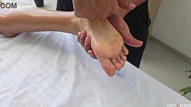 Massage at Spa Turns to Fucking the Oiled Masseuse