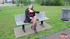 Fanny, 38-year-old Quebec milf with huge breasts.