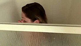 Massive Cumshot On My Pussy After My Shower