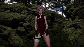 hey sakura, wanna dance for me, shinobi girl?