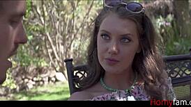 is my horny stepsister elena koshka going to save the day with her blowjob and riding skills?