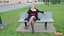 Fanny, 38-year-old Quebec milf with huge breasts.