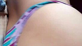 A beautiful latina shows off her sensual feet in fetish video