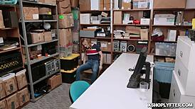 Teen pussy drilled hard from behind by LP officer!