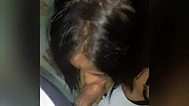 Colombian Petite Sucks Cock At Party With Sexy Ass