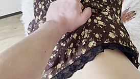 steamy session with friend's wife ends in creampie