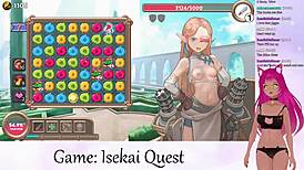 Lewdneko vtuber plays isekai quest part 2 😈