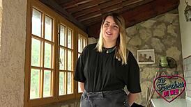 Feeling the thrill with Davina, the naughty student with big tits