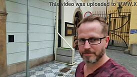 Hey, Anita Blanche takes rough double penetration with cock and dildo for anal gape