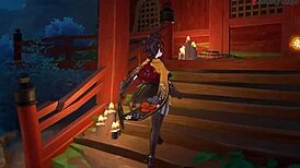 Chiori Gives See-Through Blowjob in Genshin Impact POV