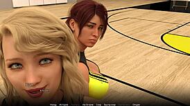 i can’t stop playing wvm part 18 with that monster cock teacher bending over!